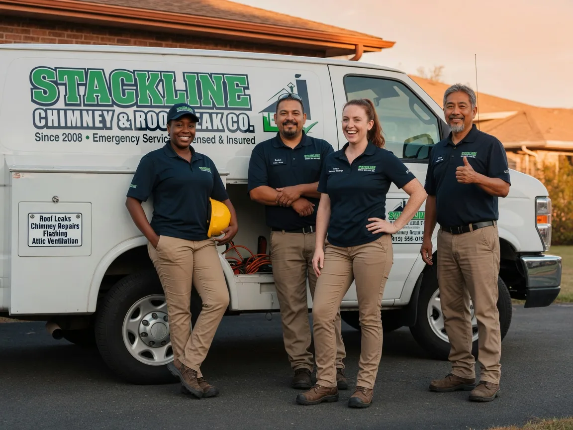 Chimney flashing repair company in Nicasio, CA